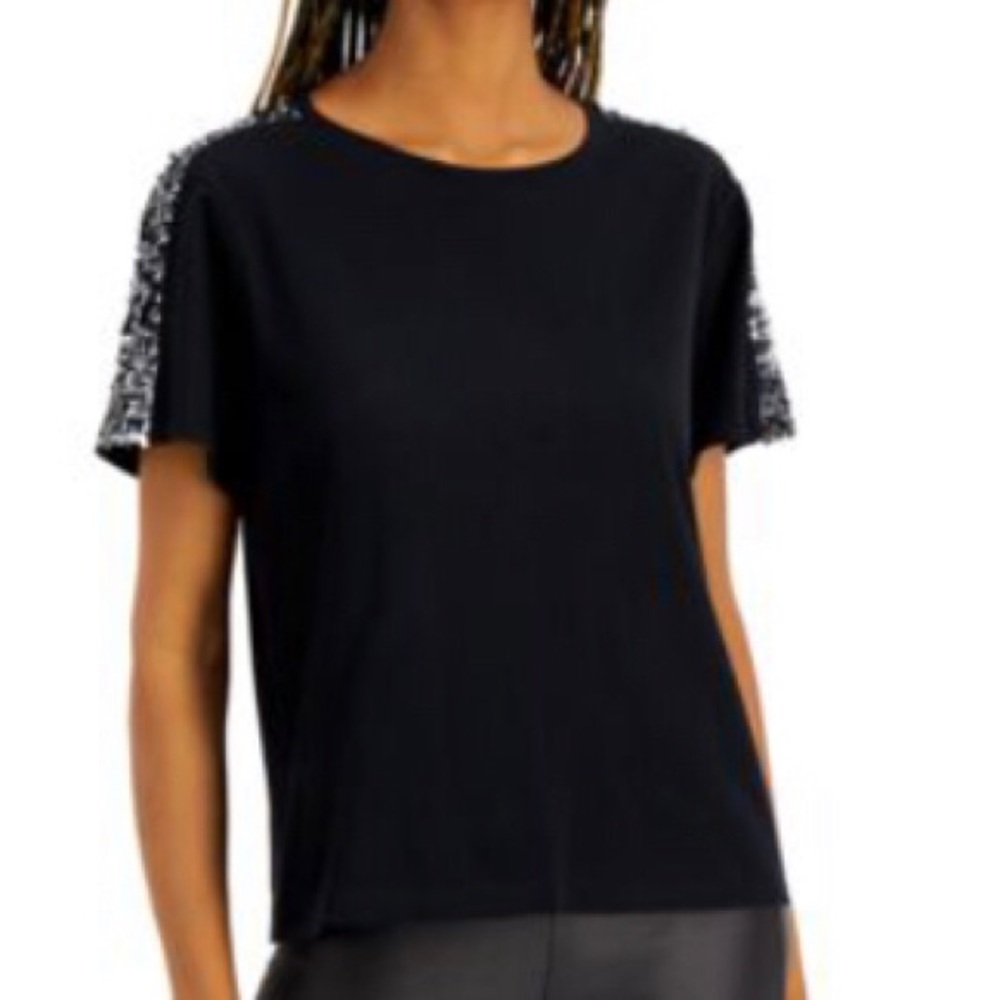 Brand New, Never worn, I.N.C international concepts black womens tops,  Large